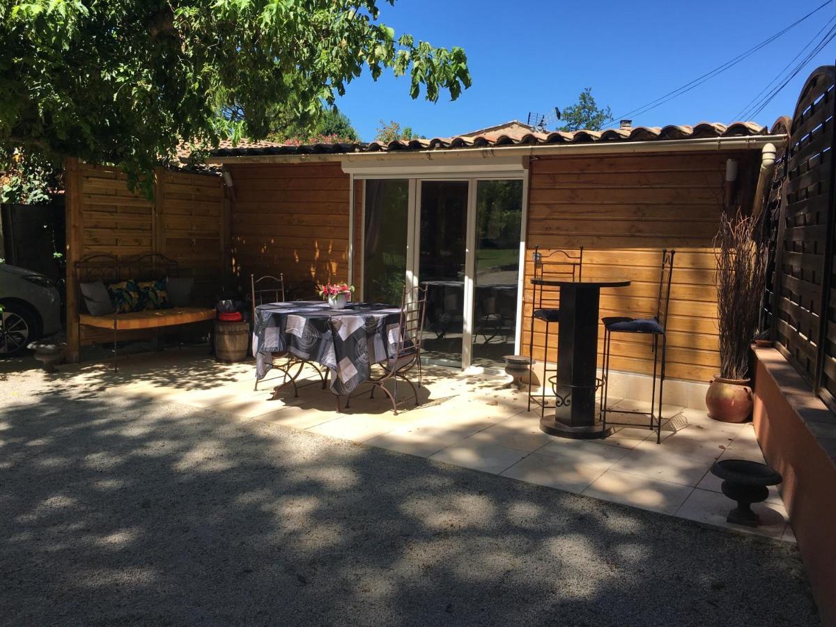 Dependance Privee - Halte Route Apartment Le Thor Luaran gambar